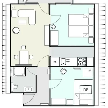 Seamens Apartmán Norddeich (Norden)